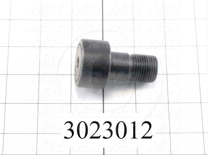 Track Rollers, ANSI, Crowned Type, 1.50" Roller Diameter, Heavy Stud Type, 0.875" Roller Width, 0.875" Stud Diameter, Needle Rolling Element, Hex Hole Mounting Type, Sealed Seal Type