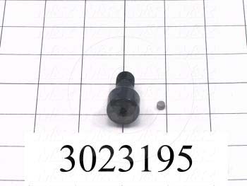 Track Rollers, ANSI, Cylinder Type, 0.75" Roller Diameter, Heavy Stud Type, 0.50" Roller Width, 0.438" Stud Diameter, Needle Rolling Element, Hex Hole Mounting Type, Sealed Seal Type