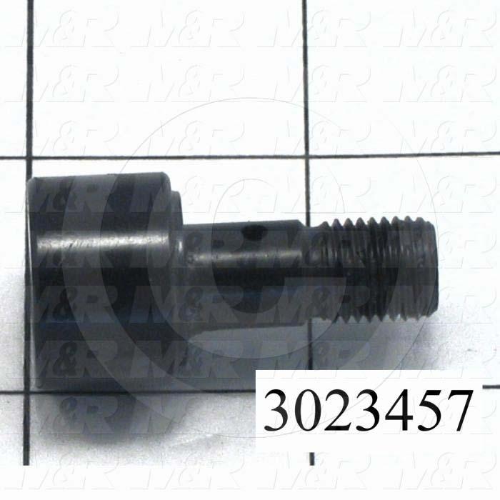 Track Rollers, ANSI, Cylinder Type, 0.75" Roller Diameter, Standard Stud Type, 0.50" Roller Width, 0.375" Stud Diameter, Needle Rolling Element, Hex Hole Mounting Type, Open Seal Type