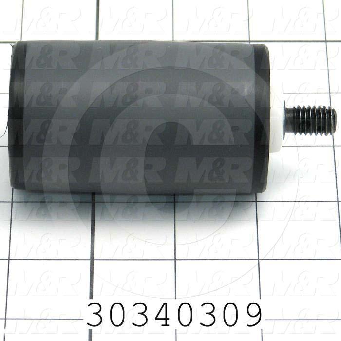 Track Rollers, Crowned Type, 1.875" Roller Diameter, Standard Stud Type, 3.00" Roller Width, 0.50" Bore Size, Ball Rolling Element, Face mounted Mounting Type
