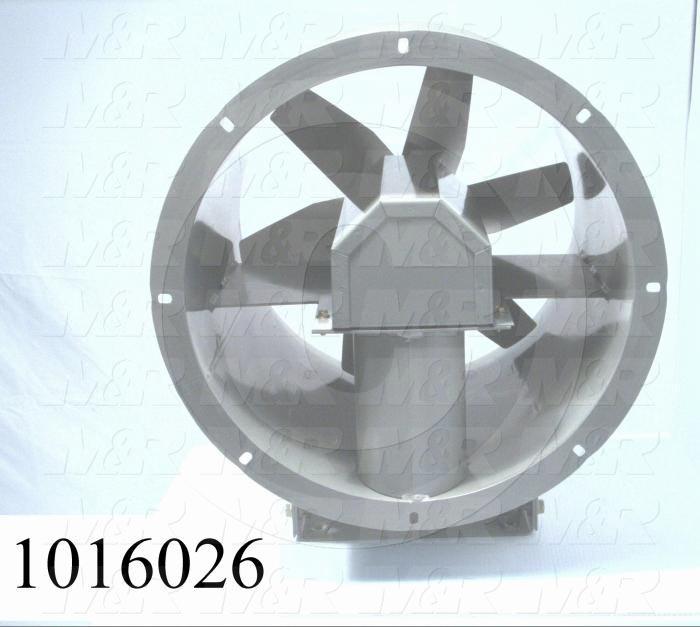 Tubeaxial, 16" Blower Diameter, 200F Temperature Rating, 3859CFM Max. Air flow