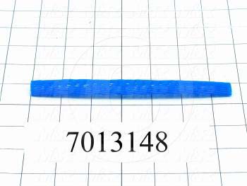 Tubing, 1.00" OD, Blue Color, Netting 1/2" - 1"