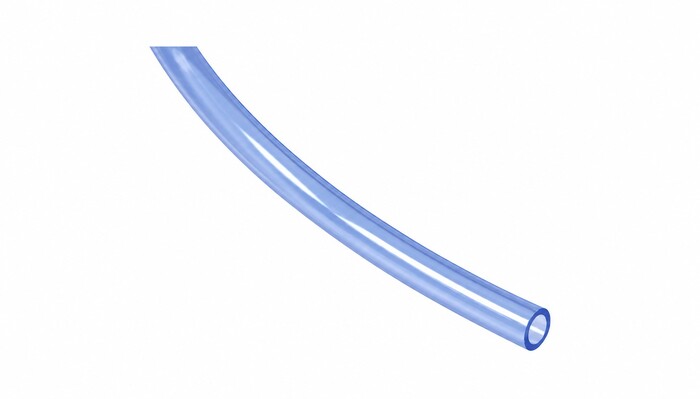 Tubing, 1/4" OD, Blue Color, Polyurethane Material
