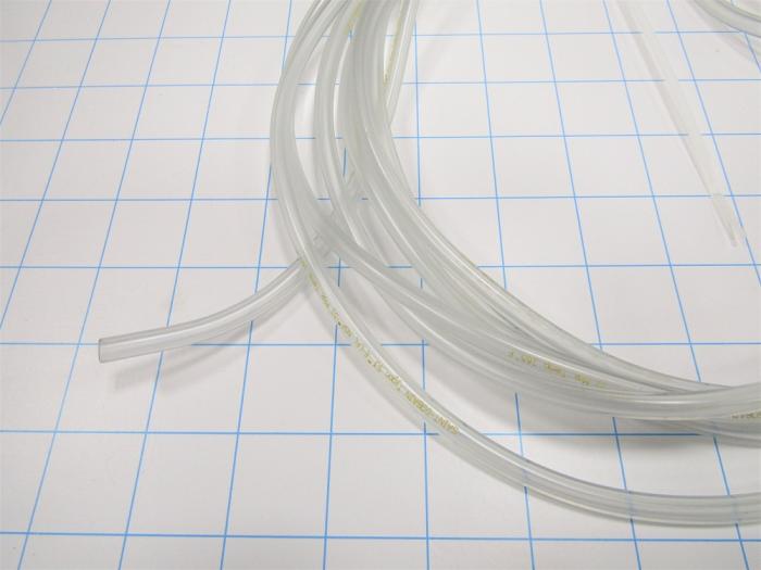 Tubing, 1/8" ID, 1/4" OD, Clear Color, PVC Material