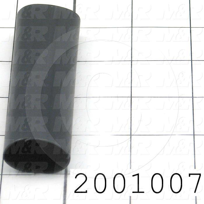 Tubing, 3/4" OD, Black Color, Polyolefin Material