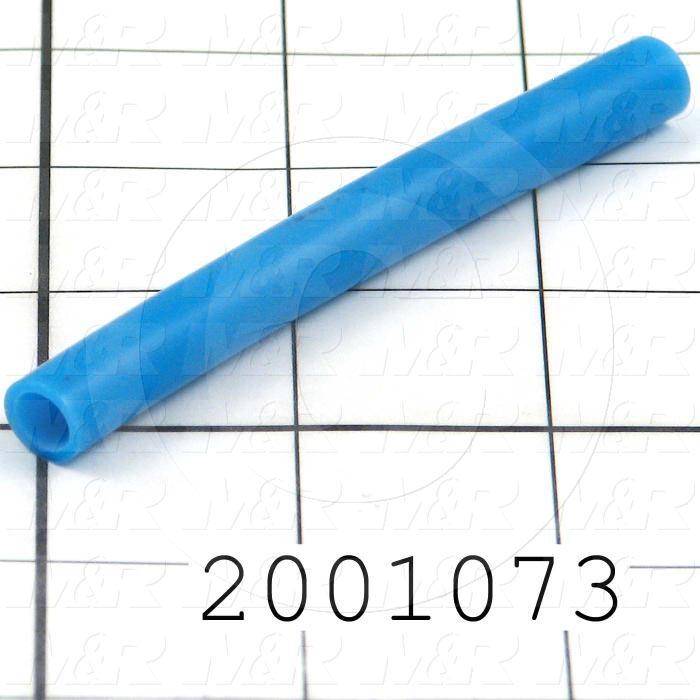 Tubing, 3/8" OD, Blue Color, Nylon 11 Material
