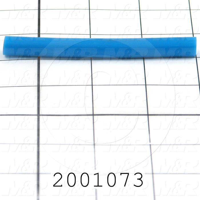 Tubing, 3/8" OD, Blue Color, Nylon 11 Material