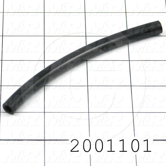 Tubing, 5/16" OD, Black Color, Polyurethane Material