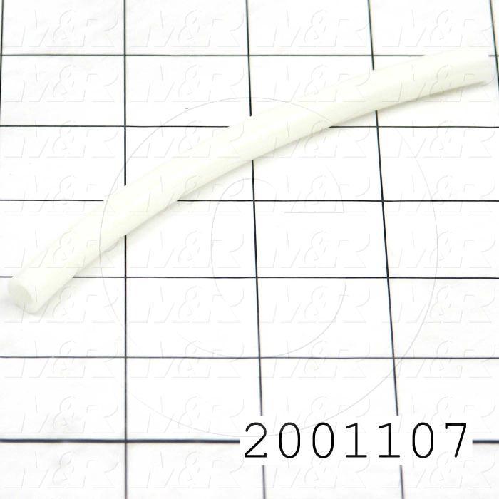 Tubing, 5/16" OD, White Color, Polyurethane Material