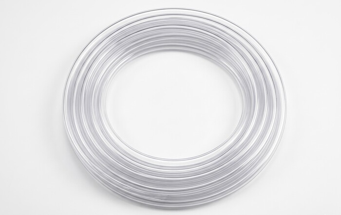 Tubing, 5 mm ID, 8 mm OD, Clear Color, Polyurethane Material
