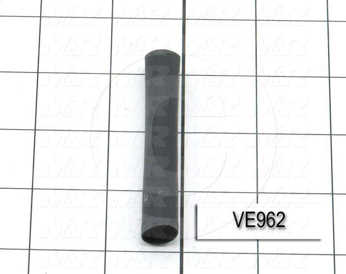 Tubing, Heat Shrink, Black, 3/8" Inside Diameter