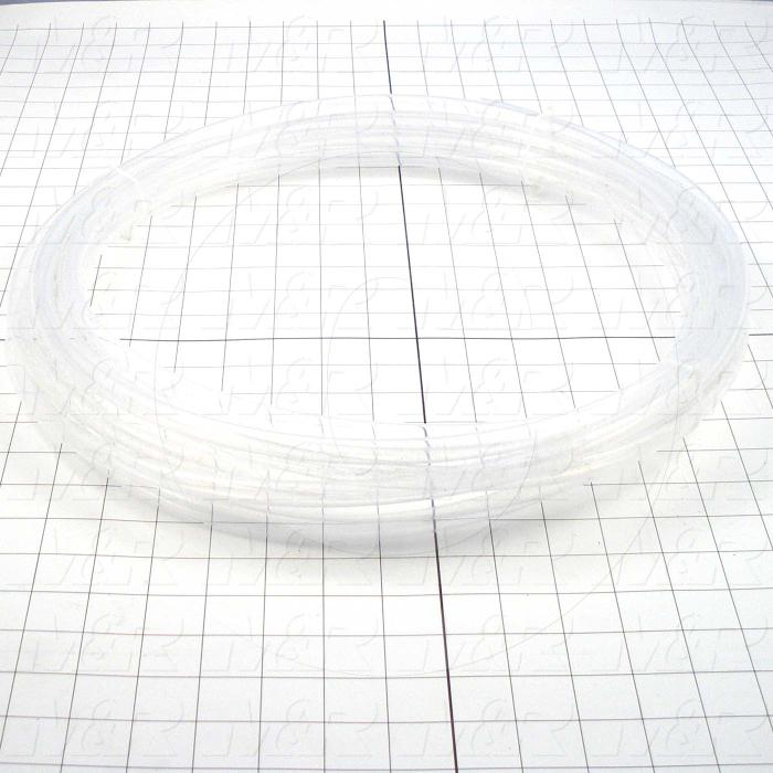 Tubing, PTFE, 3/8" Inside Diameter, Outside Diameter 7/16"