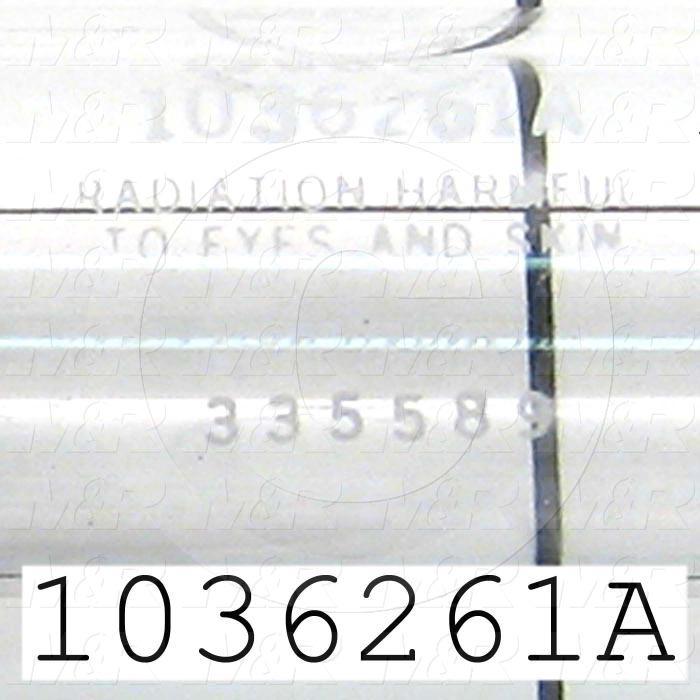 UV Lamps, Mercury, 34", 400W/in, 11.6A, 1280VAC