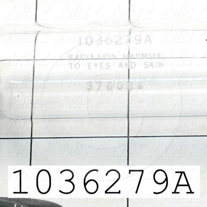 UV Lamps, Mercury, 44", 400W/in, 13.7A, 1400VAC, 26mm Lamp Diameter