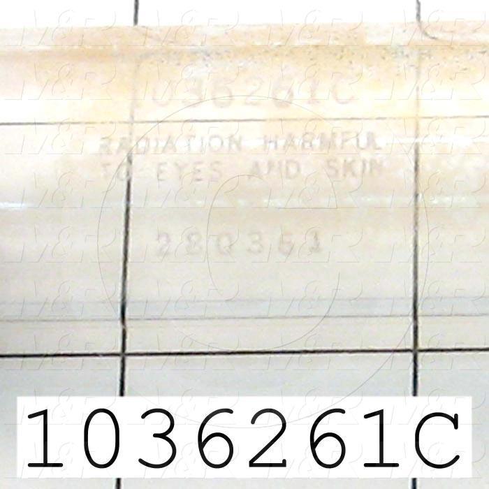 UV Lamps, Metal Halide with Iron, 34", 400W/in, 11.6A, 1280VAC