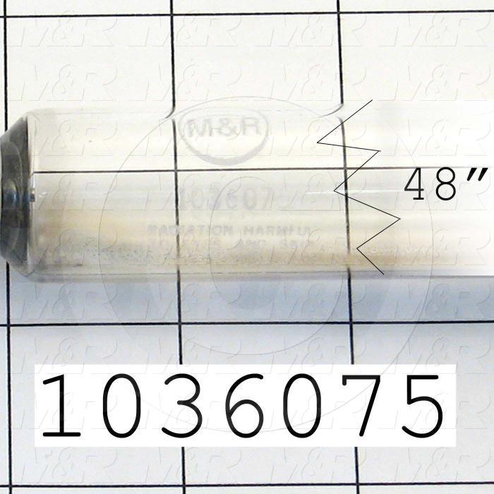 UV Lamps, Metal Halide with Iron, 48", 400W/in, 12.6A, 1660VAC