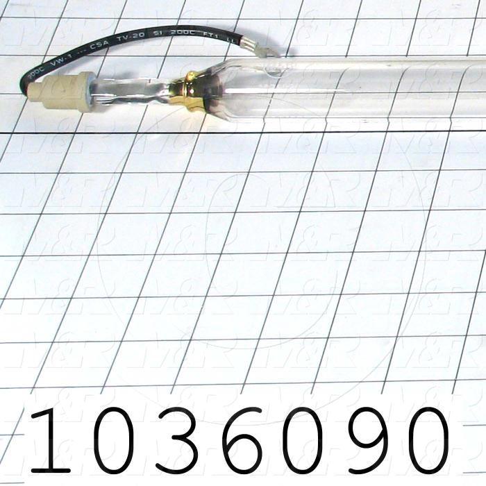 UV Lamps, Metal Halide with Iron, 60", 400W/in, 9.5A