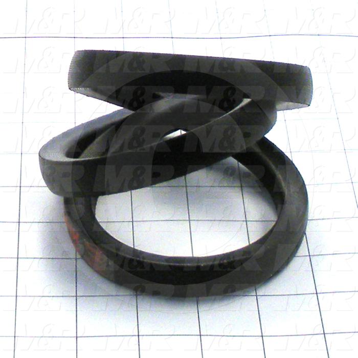 V-Belts, B V-Belt Type, B36 Trade Size, 39" Outside Length