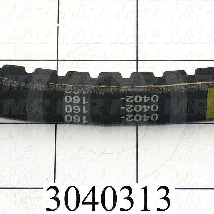 V-Belts, B V-Belt Type, B37 Trade Size, 40" Outside Length