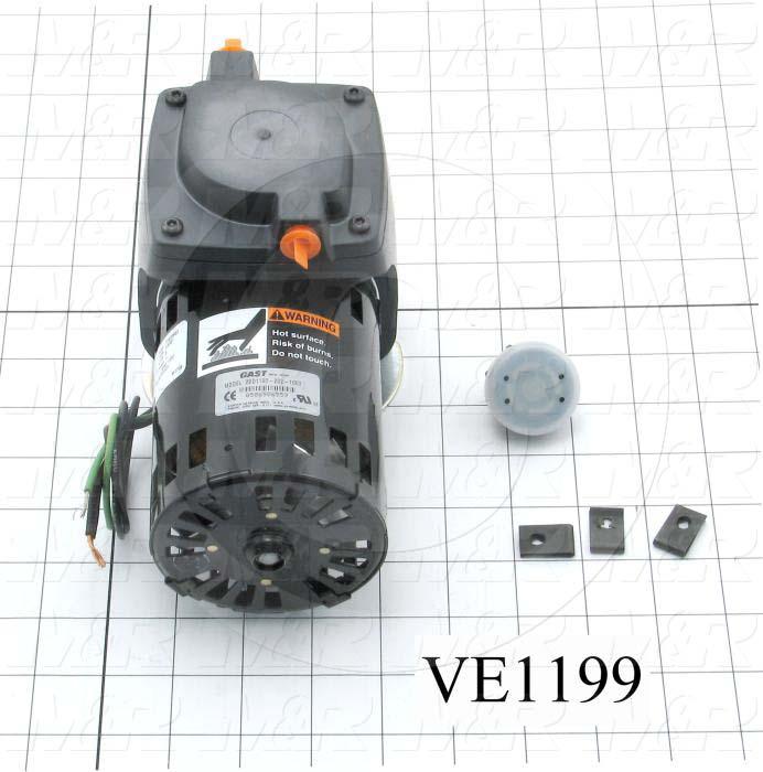 Vacuum Motor, 1/20HP, 1725 RPM, 115V, 60/50Hz