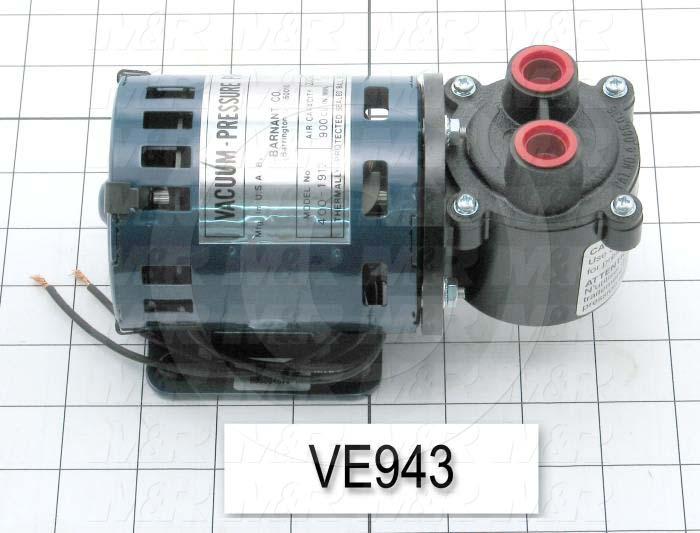 Vacuum Motor, 1/45HP, 1300 RPM, 230VAC, 50Hz