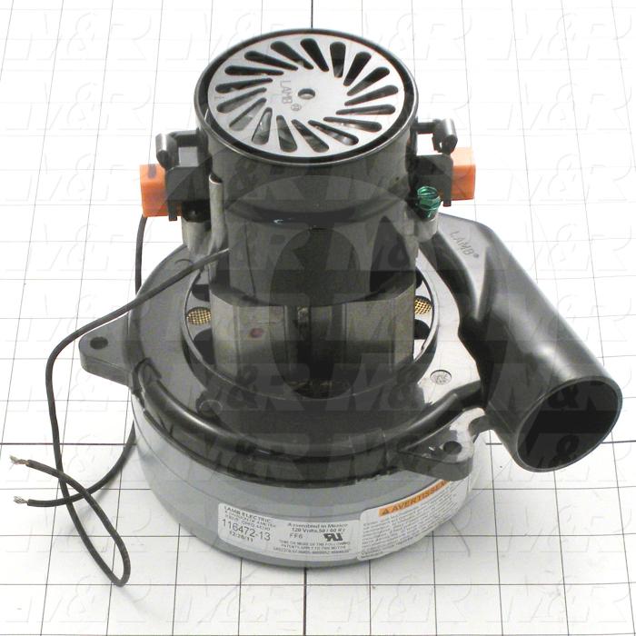 Vacuum Motor, 96 CFM, 110V, 1 Phase, 60/50Hz