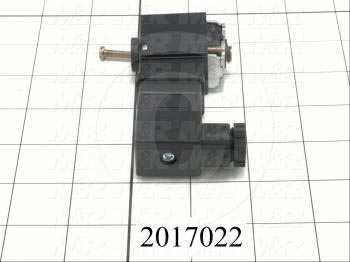 Valve Accessories, MAC Solenoid With Plug, 120V Includes Solenoid and Cover For 800 Series Valve