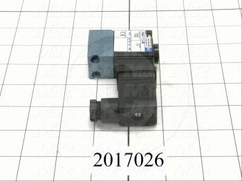Valve Accessories, Solenoid & Pilot Assembly, New Style With Plug 120V For 800 Series Valve