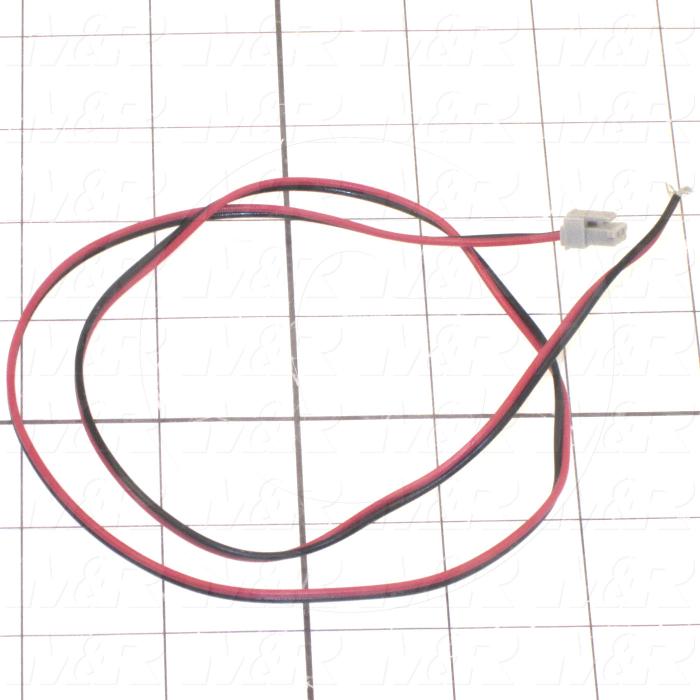 Valve Cable, With Plug, 0.6m, 24VDC