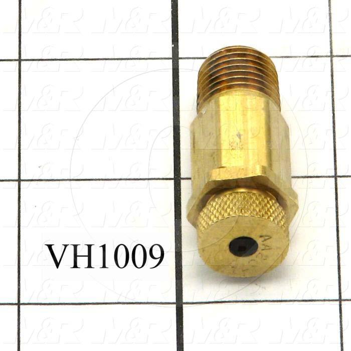 Valve Relief Pressure, 1/4 NPT Port Size, 5-27"HG Operating Pressure, Adjustable Rugged Bronze Material Notes