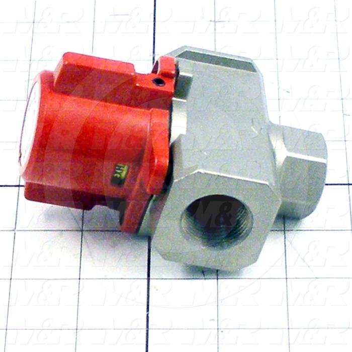 Valve Relief Pressure, 3/4" NPT Port Size, 0.1 - 1.0 MPa Operating Pressure