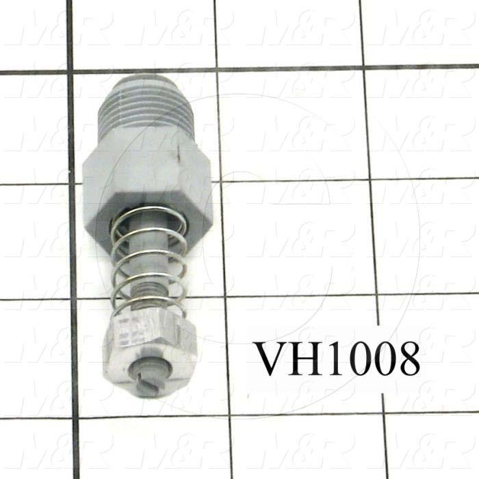 Valve Relief Pressure, 3/8 NPT Port Size, 5-27"HG Operating Pressure, Adjustable Notes