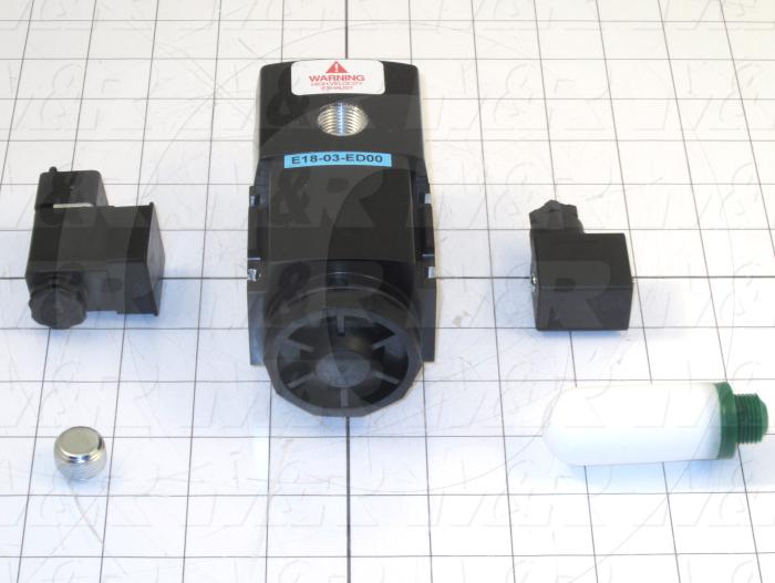 Valve Soft Start-Up, 3/8" NPT Port In, 3/8" NPT Port Out, 120 VAC Coli Voltage