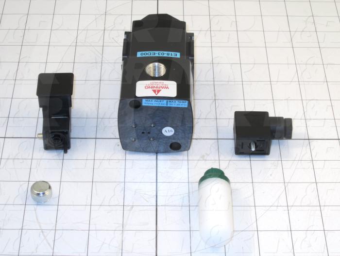 Valve Soft Start-Up, 3/8" NPT Port In, 3/8" NPT Port Out, 120 VAC Coli Voltage