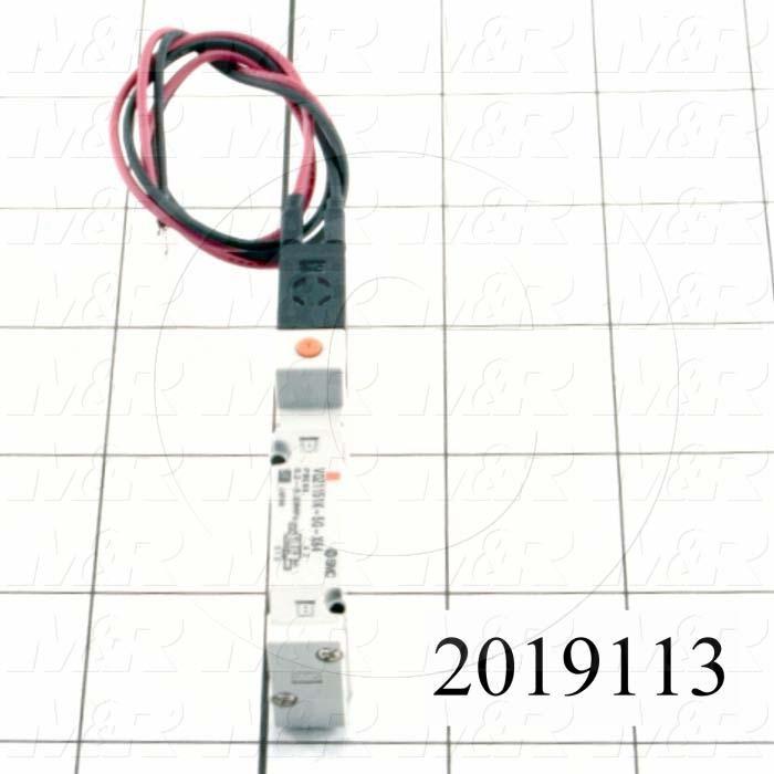 Valves, Electro Mechanical Type, 2 Position / 3 Way Operation, Single Coil, 24 VDC Coil Voltage, Works w/Manifold, Special Seal, 1.0 MPa Max. Pressure, .30 CCV