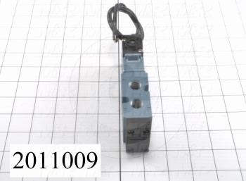 Valves, Electro Mechanical Type, 2 Position / 5 Way Operation, Single Coil, 120/110 VAC Coil Voltage, 1/4" NPT Port, Individual Mounting, 160 Psi Max. Pressure, 1.4 CCV, Challenger Function