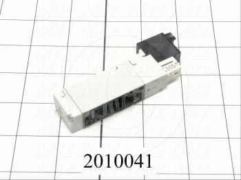 Valves, Electro Mechanical Type, 2 Position / 5 Way Operation, Single Coil, 120/110 VAC Coil Voltage, Works w/Manifold, Vitan Seal, 160 Psi Max. Pressure, Replacing Part Function