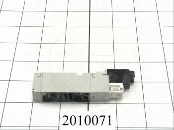 Valves, Electro Mechanical Type, 2 Position / 5 Way Operation, Single Coil, 24 VDC Coil Voltage, Base Mounted, 0.7 MPa Max. Pressure