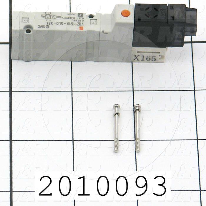 Valves, Electro Mechanical Type, 2 Position / 5 Way Operation, Single Coil, 24 VDC Coil Voltage, Works w/Manifold, Vitan Seal, 160 Psi Max. Pressure, Replacing Part Function