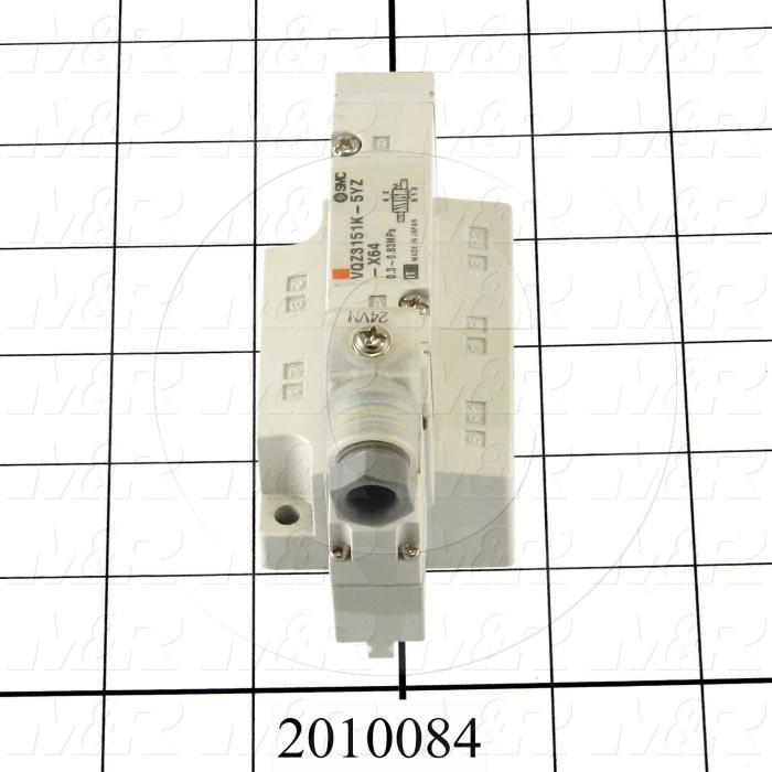 Valves, Electro Mechanical Type, 2 Position / 5 Way Operation, Single Coil, 24 VDC Coil Voltage, Works w/Manifold, Vitan Seal, Replacing Part Function