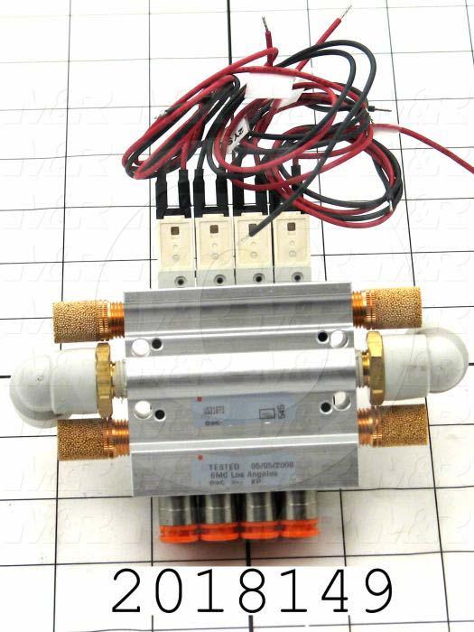 2018149 Valves, Electro Mechanical Type, 3 Position / 5 Way Operation, Double Coil, 24 VDC