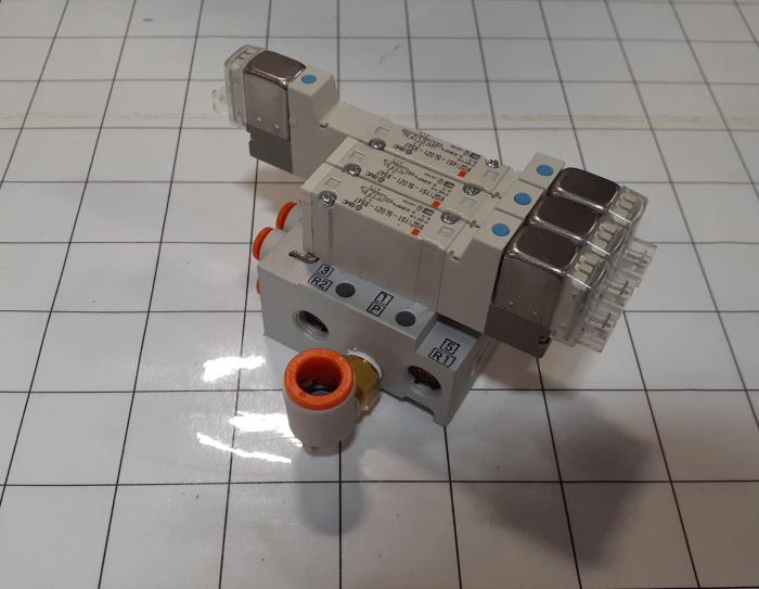 Valves, Electro Mechanical Type, 3 Stations, With Built-in Fittings