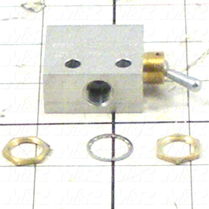 Valves Mechanical / Hand, Manual Valve Type, 1/8" NPT Port In, 1/8" NPT Port Out, 1/8" NPT Exhaust, 2 Position 3 Way Operation