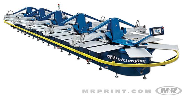 The VictoryOne&reg; Automatic Screen Printing Press