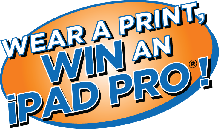 Wear a Print Win an iPad logo