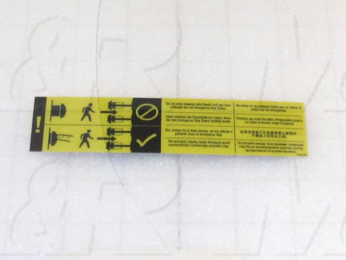 WARNING LABEL - 5" X 2-5/8"