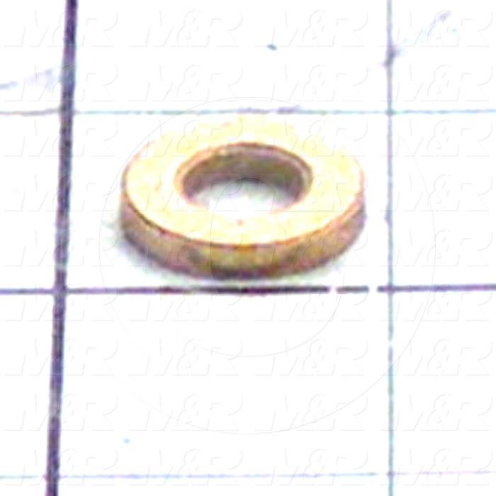 Washers and Shims, Bronze, Flat Washer Type, Inside Diameter 0.38 in., Outside Diameter 0.75 in., 0.125" Thickness