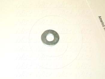 Washers and Shims, Steel, SAE Washer Type, 1/2 in. Screw Size, Inside Diameter 0.531", Outside Diameter 1.06 in., 0.094" Thickness, Zinc