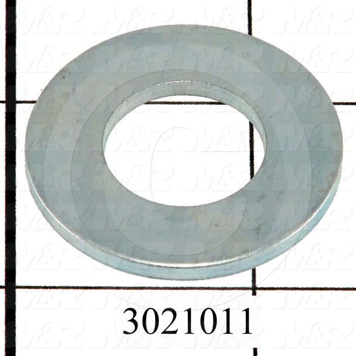 Washers and Shims, Steel, SAE Washer Type, 5/8 in. Screw Size, Zinc