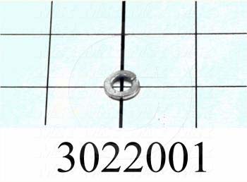 Washers and Shims, Steel, Split Lock Washer Type, 1/4 in. Screw Size, Inside Diameter 0.250", Outside Diameter 0.468", 0.062" Thickness, Zinc
